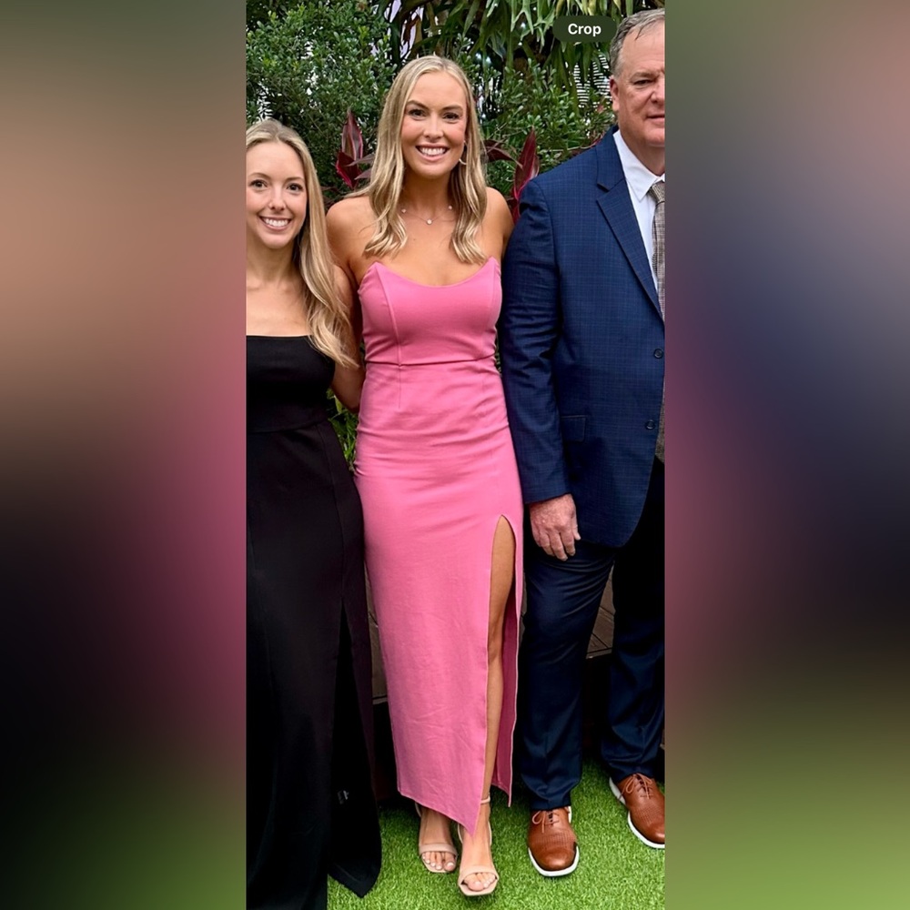 Superdown Ryleigh Strapless Pink Maxi Dress - Picture 4 of 4